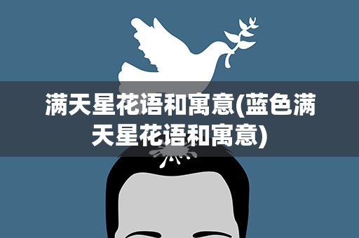 满天星花语和寓意(蓝色满天星花语和寓意)