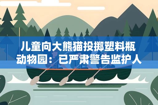 儿童向大熊猫投掷塑料瓶 动物园：已严肃警告监护人