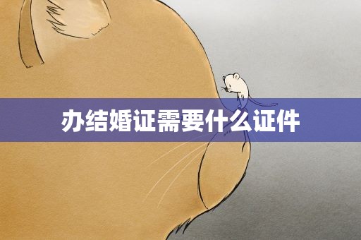 办结婚证需要什么证件