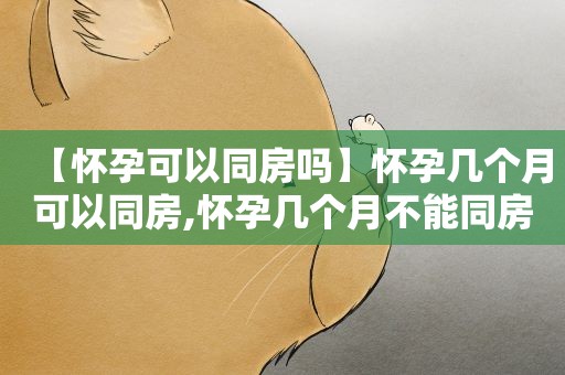 【怀孕可以同房吗】怀孕几个月可以同房,怀孕几个月不能同房