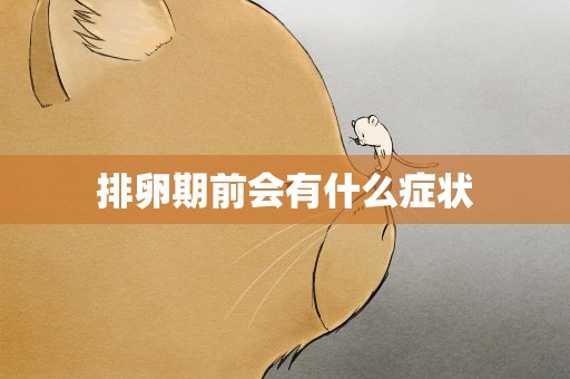 排卵期前会有什么症状