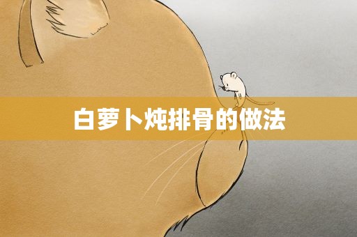 白萝卜炖排骨的做法