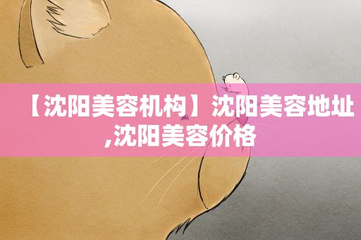 【沈阳美容机构】沈阳美容地址,沈阳美容价格