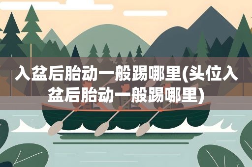 入盆后胎动一般踢哪里(头位入盆后胎动一般踢哪里)