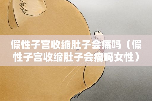 假性子宫收缩肚子会痛吗（假性子宫收缩肚子会痛吗女性）